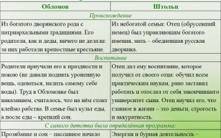 Воспитание штольца в романе гончарова «обломов»