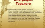 Биография максима горького: жизнь и творчество писателя